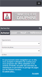Mobile Screenshot of immobilieredudauphine.fr